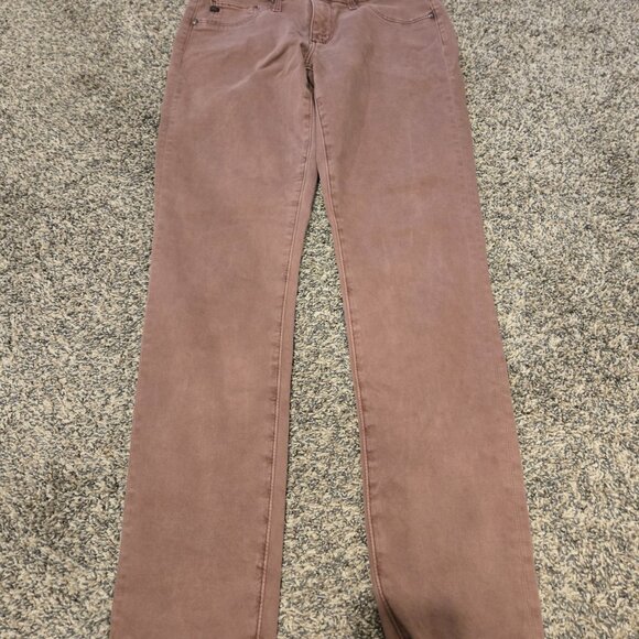 Adriano Goldschmied The Legging Ankle Super Skinny Jeans Mauve 28 - Picture 3 of 5